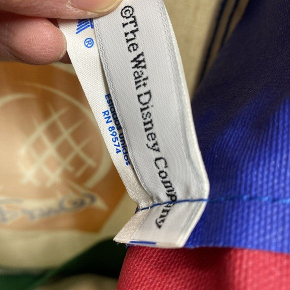 VINTAGE 90s WALT DISNEY WORLD 4 PARK CANVAS BAG New Made in USA great quality - Picture 6 of 10